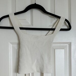 Wilfred XXS Cream Knit Women's Top